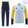 Real Madrid Niño Chaqueta De Entrenamiento Trajes 2024-25 Gris Real Madrid Niño Chaqueta De Entrenamiento Trajes 2024-25 Gris